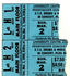 Greg Windwick's ticket stubs for XTC at University of Victoria, March 2, 1980